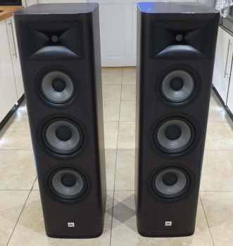 JBL Studio 698 Loudspeakers - Black Edition - Ex Demo