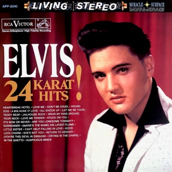 Elvis Presley-24 Karat Hits 3x Vinyl LP APP-2040