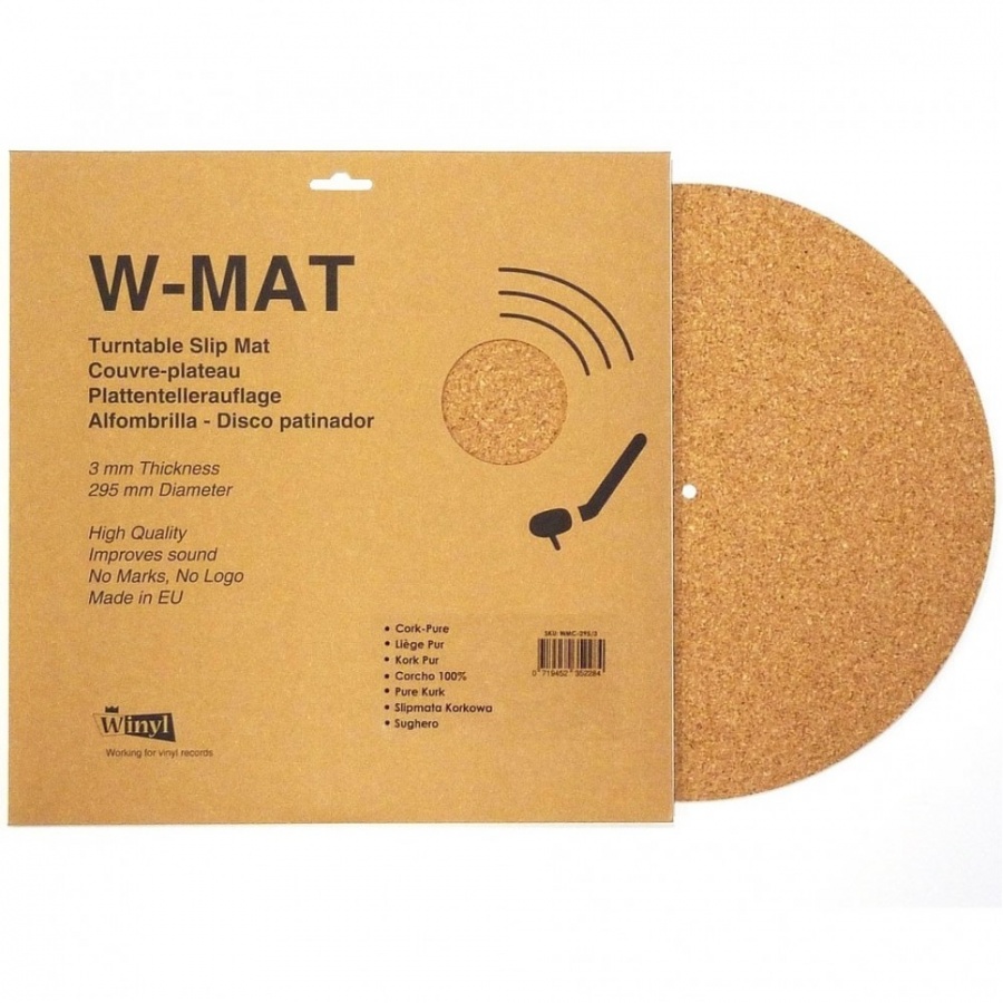 Winyl W-MAT Cork Mat for Turntables Ø295mm - Analogue Seduction