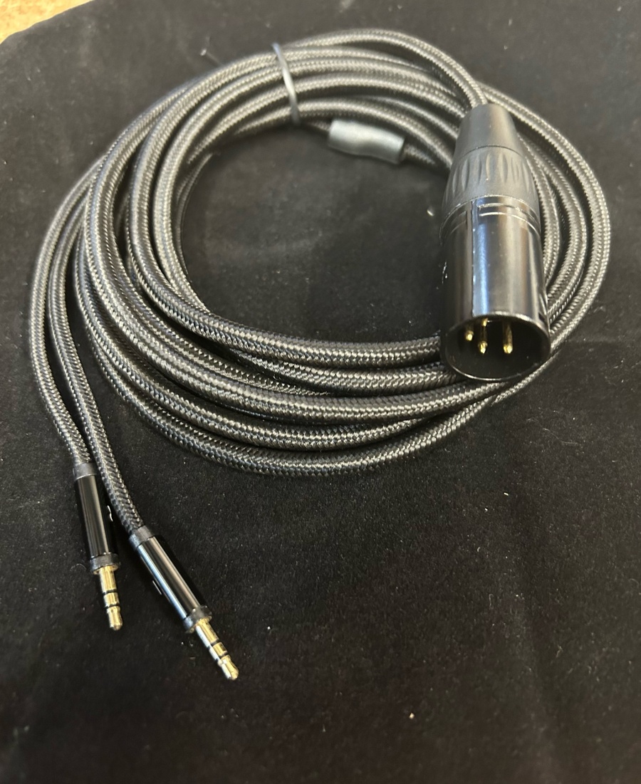 HiFiMAN Crystalline Balanced Cable 4 pin XLR plug To 2x2.5mm 3.0m - NEW ...